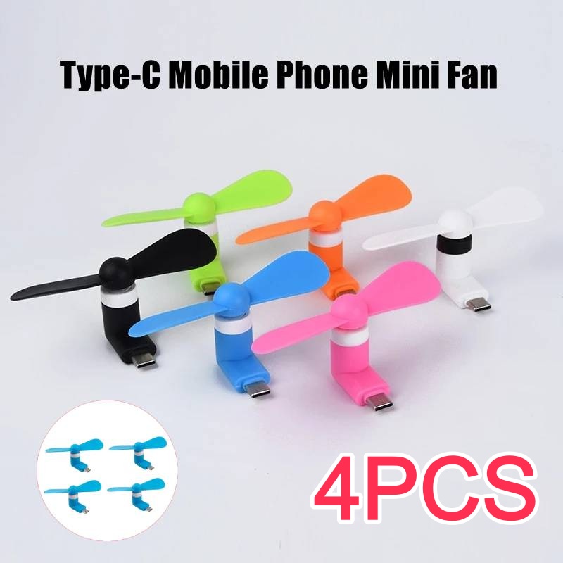 Electronics Gadgets Sale - 4/2/1 Pezzi Mini Ventilatore Portatile Tipo-C,