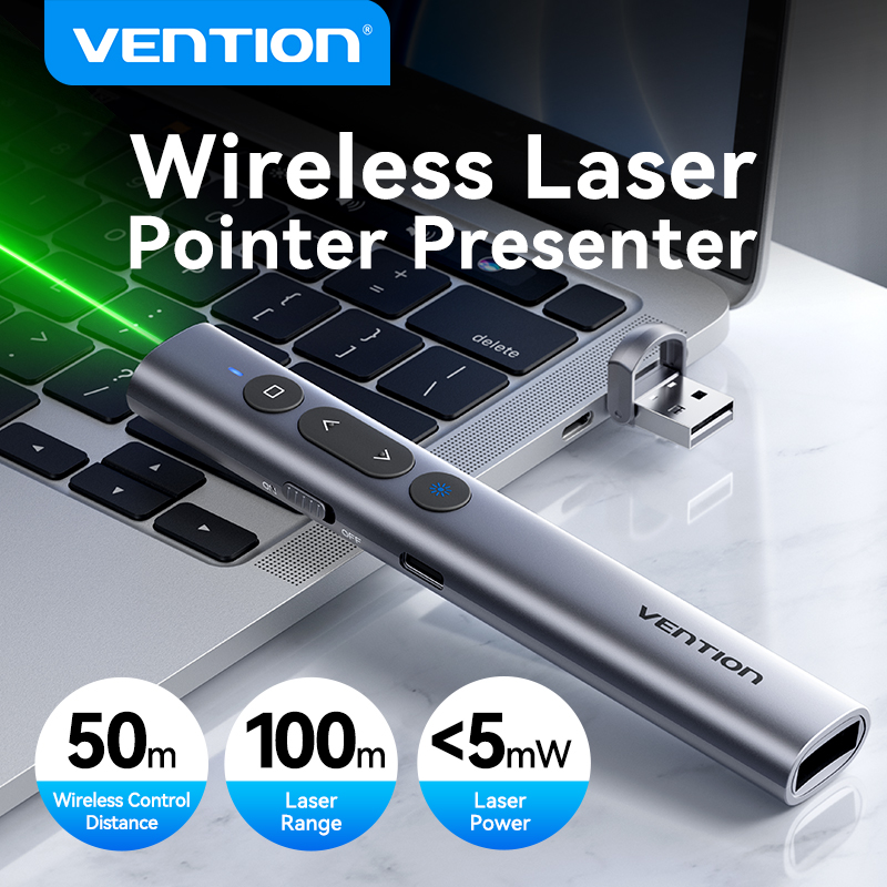 Laser Pointer Presenter - Presentatore puntatore Laser Wireless Vention 100m