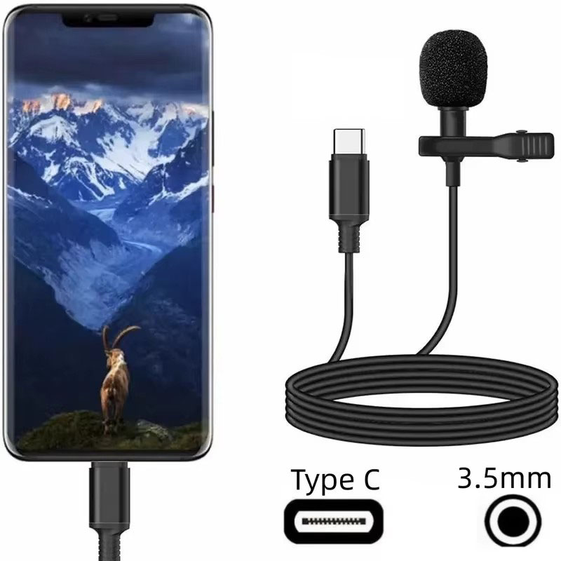 Mini Electronics Gadgets - 1-5 pezzi Microfono Lavalier Mini USB