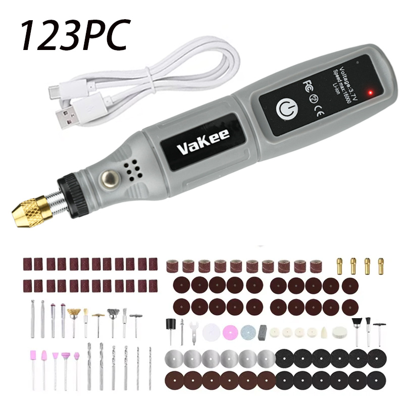 Mini Electronics Gadgets - Utensile Rotante Vakee 16000RPM, Mini Smerigliatrice