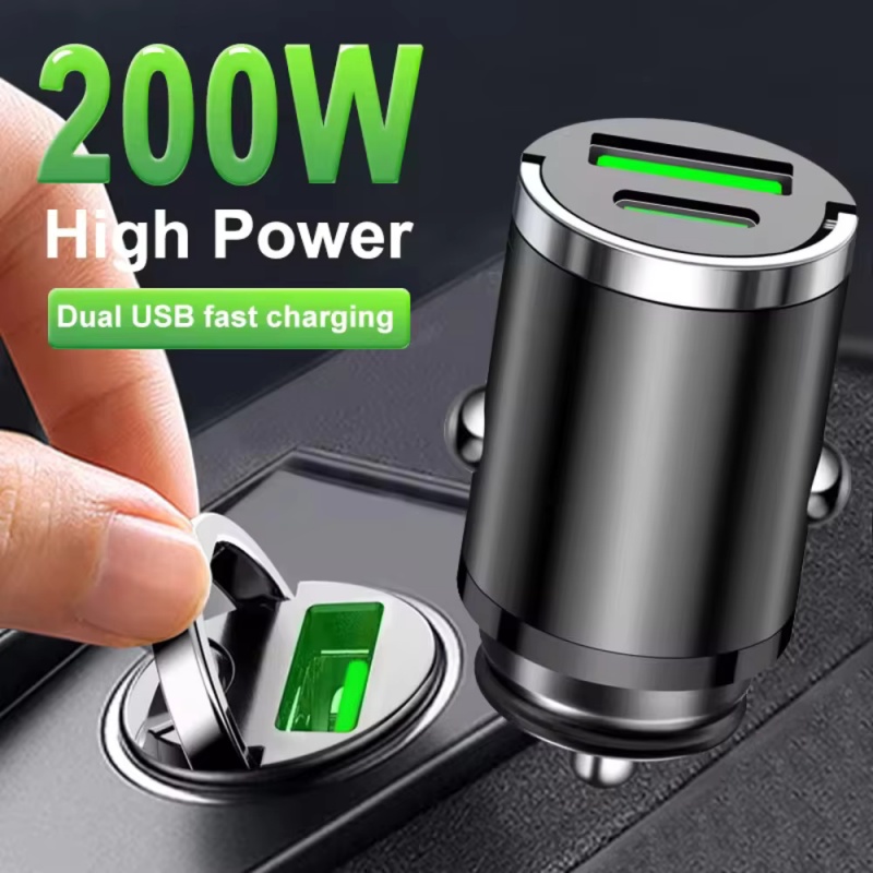 Mini Electronics Gadgets - Caricabatterie da auto mini da 200W
