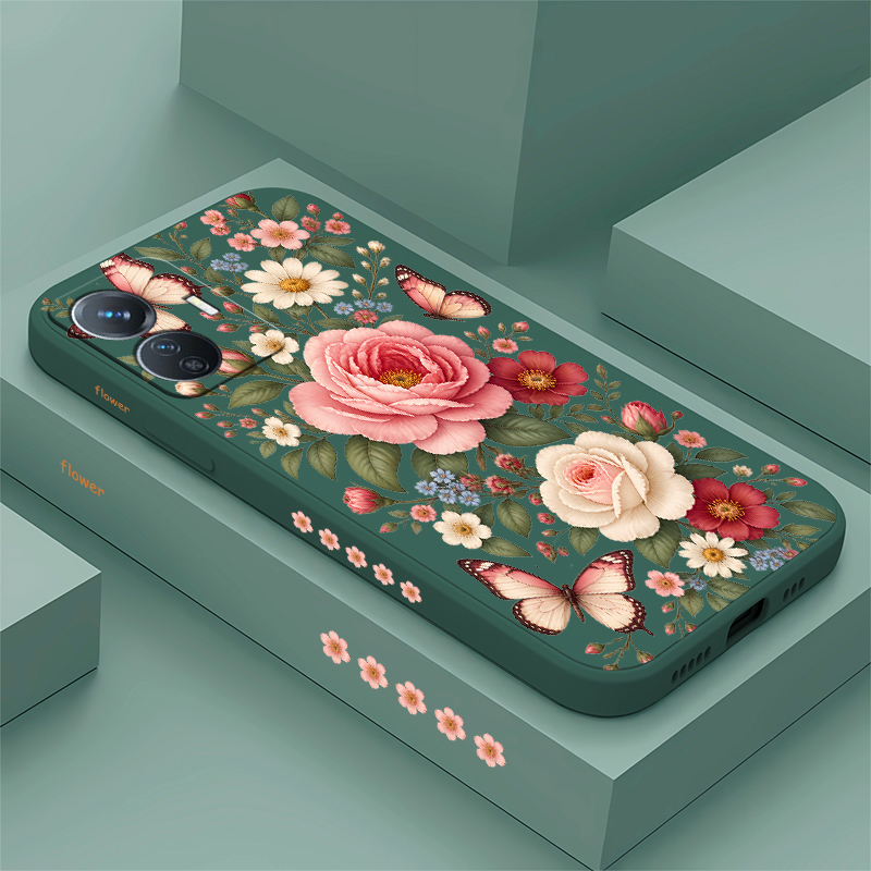 Custodia con fiori e farfalle  - Vivo Y28 recensione e prezzo