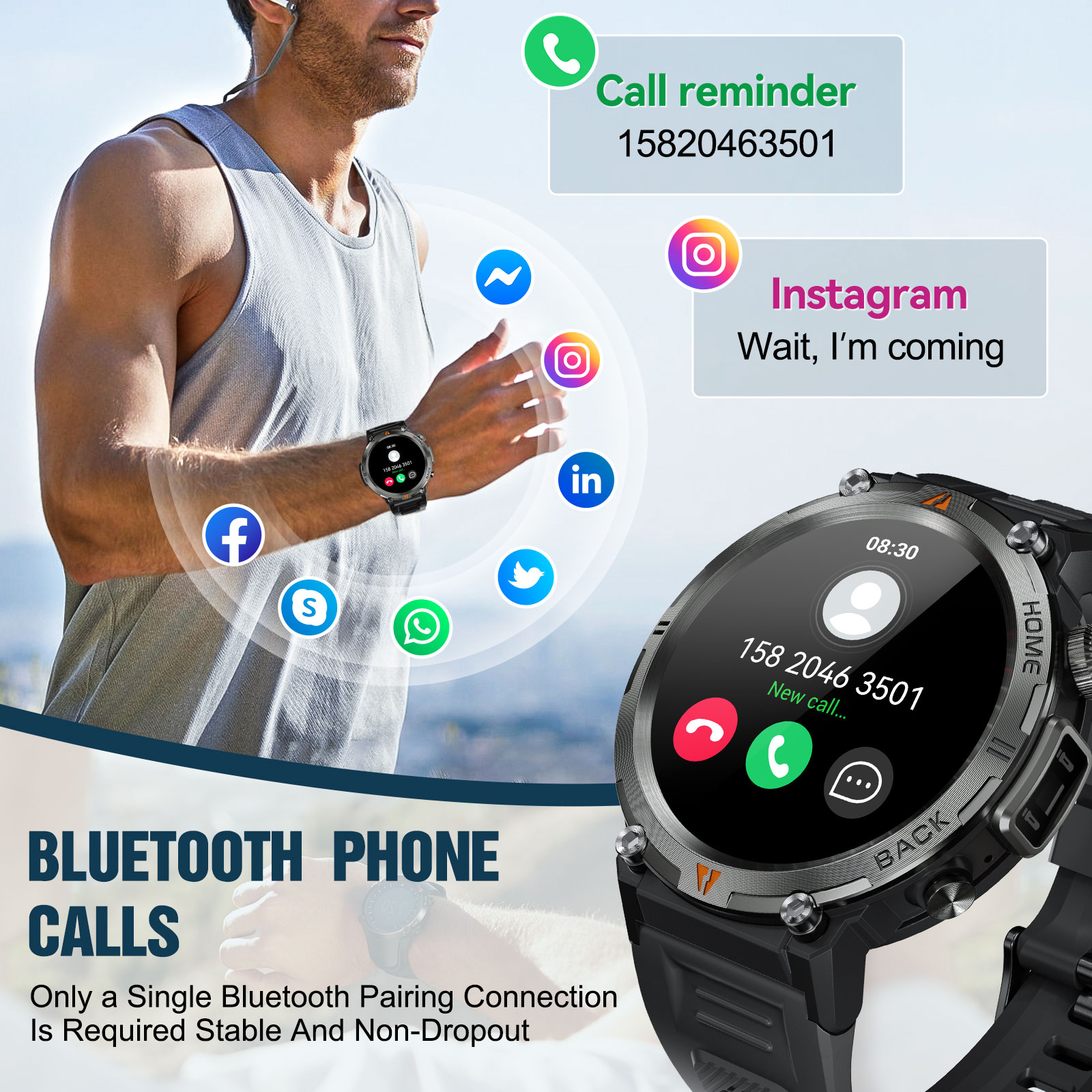 EIGIIS KE3 Chiamata Bluetooth  - Electronics Gadgets For Men recensione e prezzo