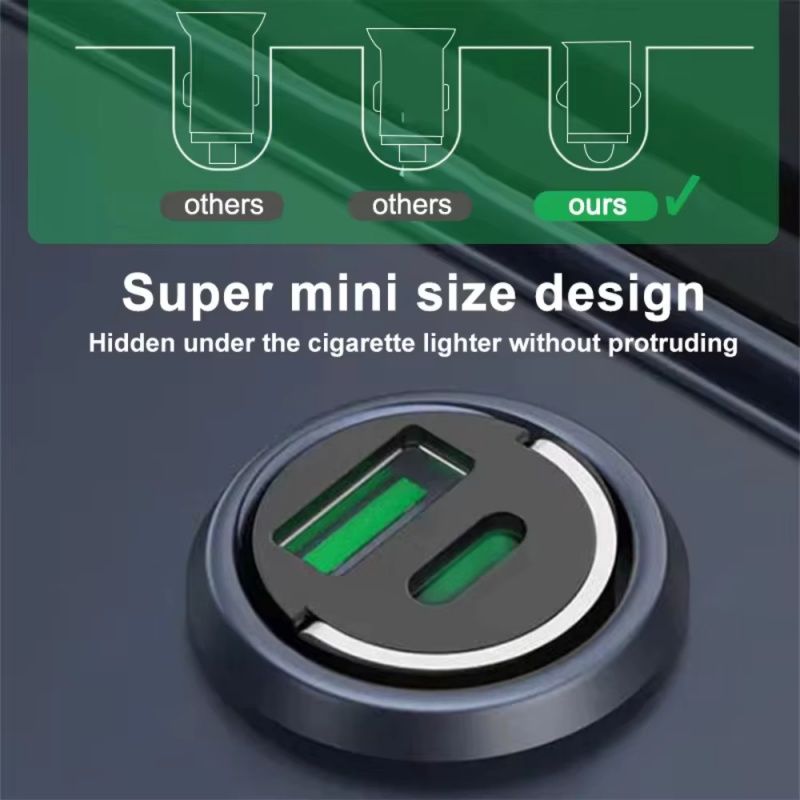 Caricabatterie da auto mini da - Mini Electronics Gadgets recensione e prezzo